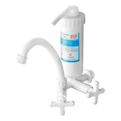 TORNEIRA ABS DE PAREDE COM FILTRO AGUA BICA MOVEL BRANCO BLISTER HERC