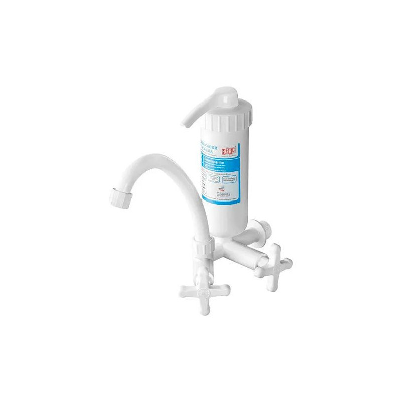 TORNEIRA ABS DE PAREDE COM FILTRO AGUA BICA MOVEL BRANCO BLISTER HERC TORNEIRA ABS DE PAREDE COM FILTRO AGUA BICA MOVEL BRANCO BLISTER HERC